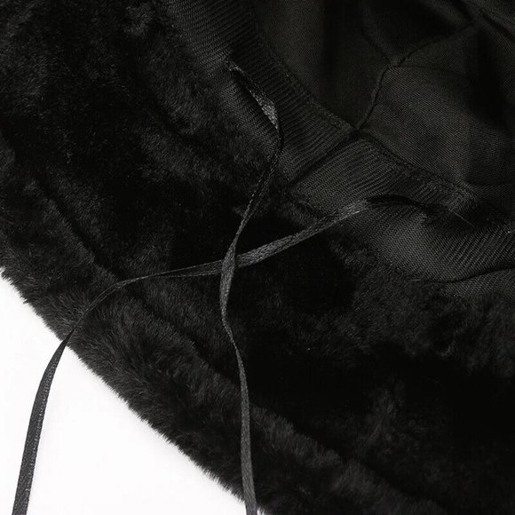 Fluffy Bucket Hat Women Warm Lining Winter Faux Cozy Wide Brim - Picture 4 of 15